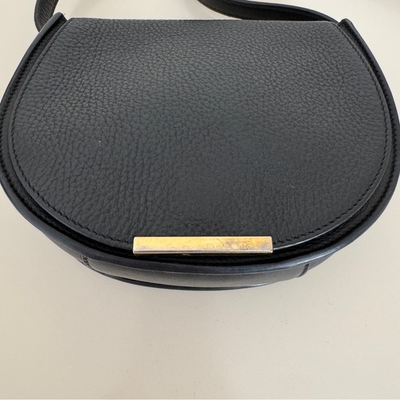 CUYANA Mini Saddle Bag Black Crossbody Leather - Picture 3 of 12